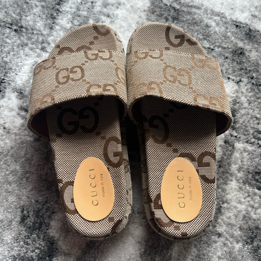 Gucci platform sandals